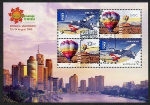 Australia SGMS3052 2008 SunStamp Miniature Sheet Fine Used