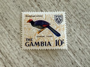 Gambia #226 MNH,  Birds 10sh,  2024 SCV $0.75