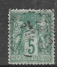 France #78  5c Peace & Commerce (U) CV.$0.60