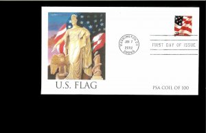 2002 First day Cover USA Flag Washington DC