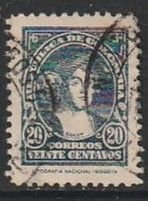 1938 Columbia - Sc 466 - used VF - 1 single - imprint Litografia Nacional Bogota