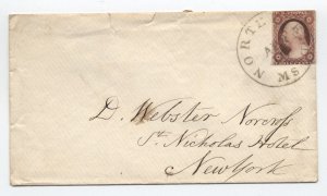 1850s Northfield MA #11 cover [h.4655]