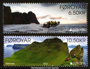 Faroe Islands Scott 582-583 Mint never hinged.