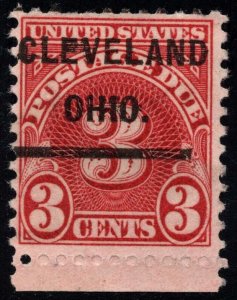 US #J82 Postage Due; Precanceled