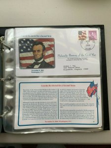 Philatelic History Civil War cover lincoln re-elected for a second term