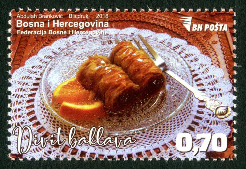 BOSNIA&HERZEGOVINA 2018 -  Gastronomy Desserts, MNH