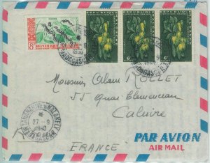 81036 - MADAGASCAR - POSTAL HISTORY - air mail handling 1960 - FOOD...-