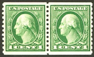 U.S. #452 MINT PAIR OG NH