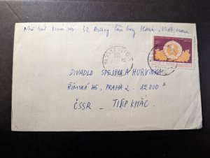 1966 Vietnam Cover Hanoi to Prague CSSR Czechoslovakia