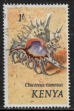 Kenya #45 Used Stamp - Seashell