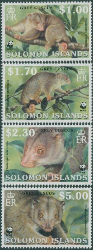 Solomon Islands 2002 SG1003-1006 Endangered Species set MNH