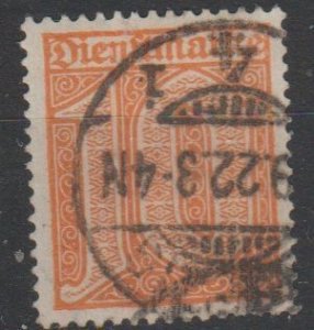 Mi: D65   used  1921  signed  Oechsner bpp  Cat € 600