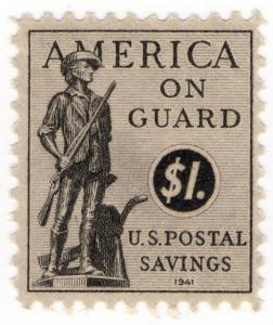 (I.B-CK) US Revenue : Postal Savings $1 (1941)