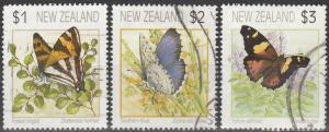 New Zealand #1075-7  F-VF Used CV $6.85  (A4845)
