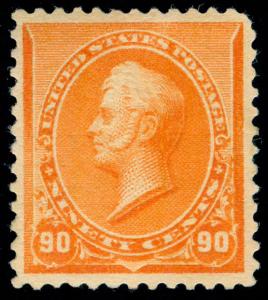 MOMEN: US STAMPS #229 MINT OG H PSE CERT VF LOT #87943