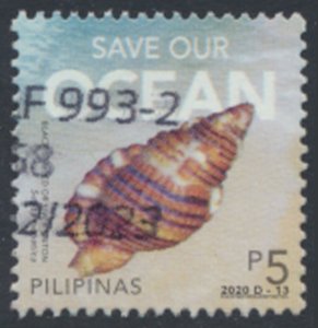 Philippines Used  5 peso Shells  2020  see details  and scans    