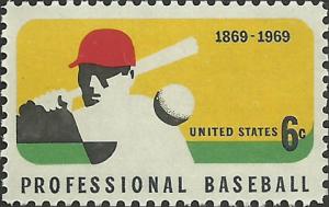 # 1381 MINT NEVER HINGED PRO. BASEBALL
