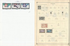 Senegal Stamp Collection on 10 Scott & Harris Pages, JFZ