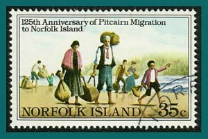 Norfolk Island 1981 Pitcairn Migration, 35c used  #278,SG259