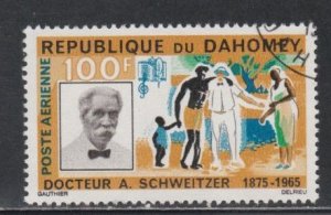 Dahomey # C31, Dr. Albert Schweitzer, Used CTO, 1/3 Cat.