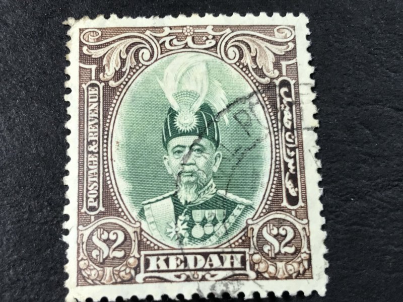 MALAYA/KEDAH # 53-USED----SINGLE-----1937