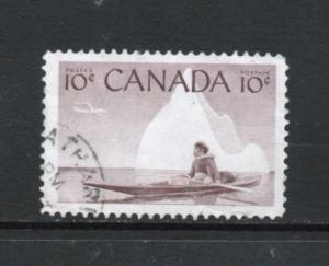 Scott # 351  used    single   Eskimo Hunter