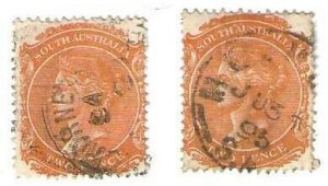 South Australia 98, used, 1893, (a343) Pick One!