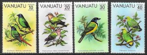 VANUATU SG327/30 1982 BIRDS  MNH