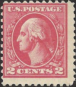 # 528 MINT FAULT CARMINE GEORGE WASHINGTON