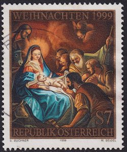 Austria - 1999 - Scott #1803 - used - Christmas