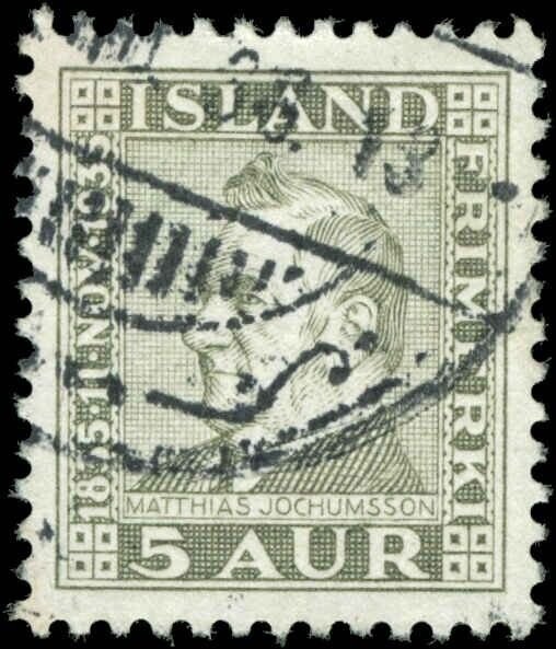 Iceland  Scott #195 - #198 Complete Set of 4 Used