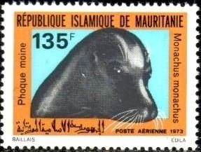 Seal's Head, Mauritania stamp SC#C130 MNH