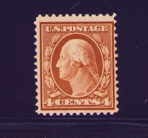 334 4¢ Washington Head 1908 P12 Stamp MH