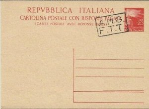 TriesteA-C.P. L.20+20 Democratica n.C8D overprint B sul stamp