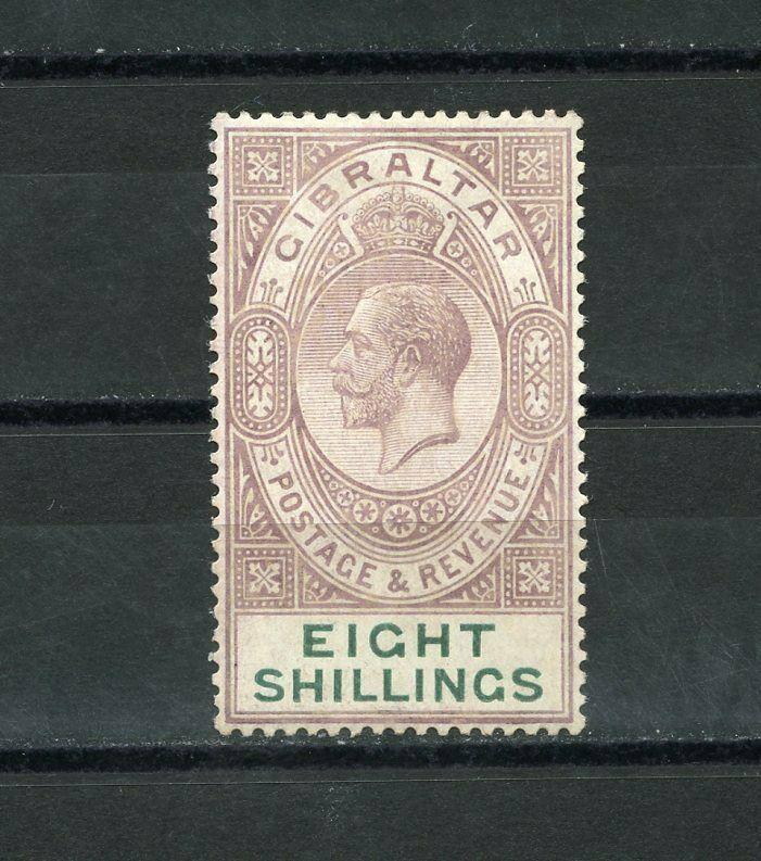 GIBRALTAR GEO V  SCOTT#90,  SG#101   MINT HINGED