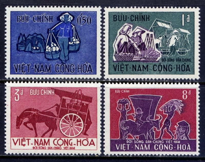 VIETNAM, SOUTH Sc#307-10 1967 Labor Day MNH