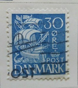 1933 A6P22#111 Denmark 30o Type I Used-