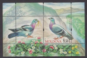 MOLDOVA - 2010 ROCK DOVE /  BIRDS - MIN. SHEET MINT NH