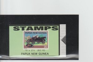 Papua New Guinea  Scott#  841  MNH Booklet 10 x 21  (1994 Classic Cars)