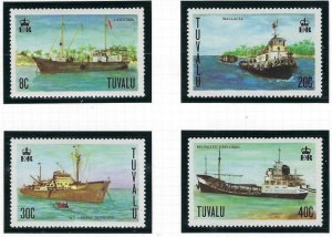 Tuvalu 77-80 MNH 1978 Ships (an4748)