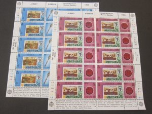 Jersey 1983 Sc 307a-9a sheet(10) set MNH