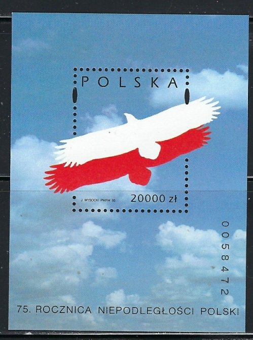 Poland 3180 MNH 1993 Birds (fe2495)