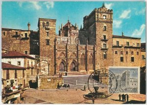48376- SPAIN  -  MAXIMUM CARD  - Architecture: Guadalupe 1966