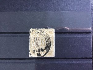 North German Confederation 1868-69 18K Bistre used  stamp   R30406