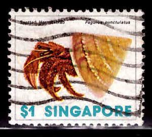 Singapore Scott 272  Used Hermit Crab stamp