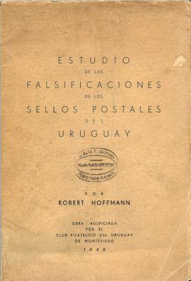 Uruguay stamp varieties catalogue by Hoffmann 1948 book i...