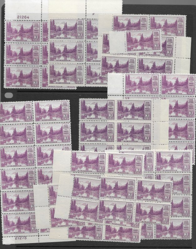 US 740-9 MNH stock, f-vf, see desc. 2019 CV $202.80