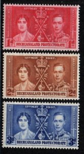 Bechuanaland # 121 - 123 MNH