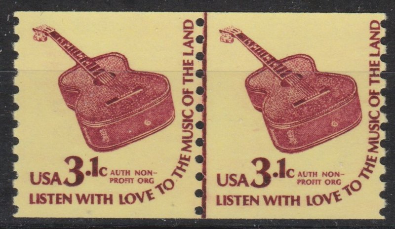 US 1613, Coil Pair Line Pair, MNH, Guitar