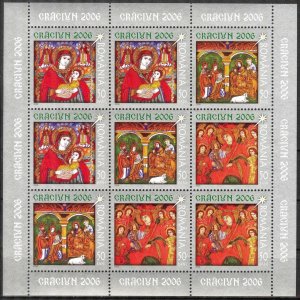 Romania 2006 Art Icons Christmas Mi. 6146/8 sheet MNH
